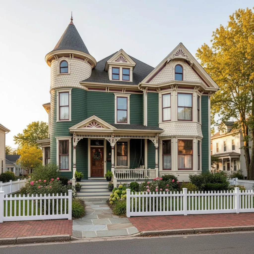 Quiet residential street in Boyertown, Pennsylvania